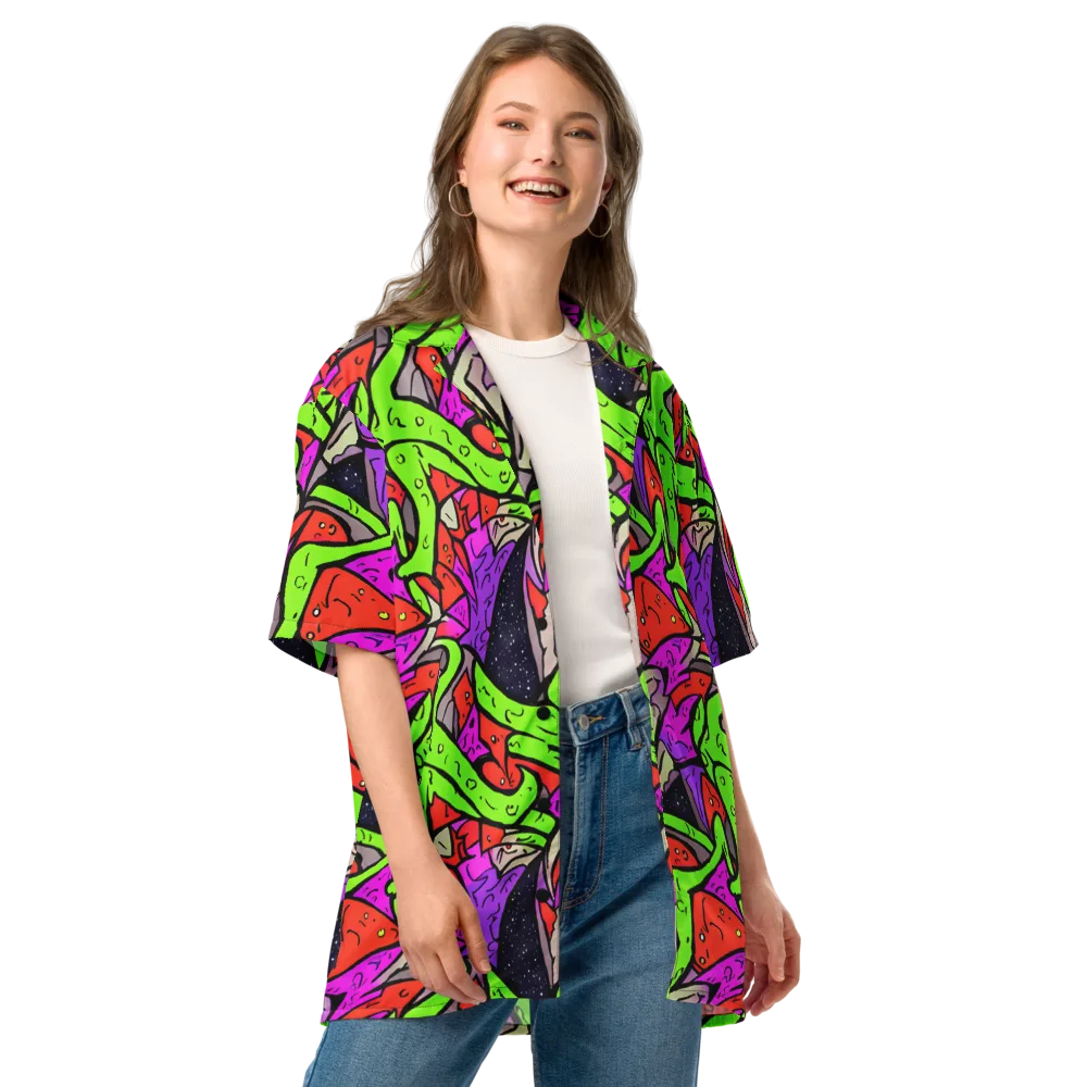 Luminous Depths on Button Shirt — Front