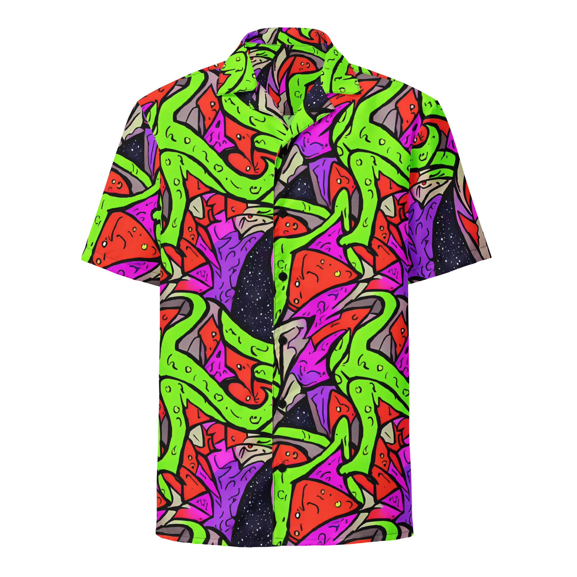 Luminous Depths on Button Shirt — Front