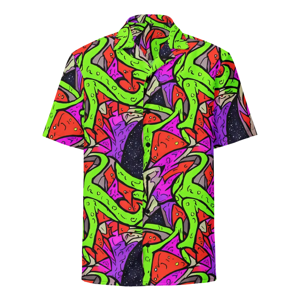 Luminous Depths on Button Shirt — Front