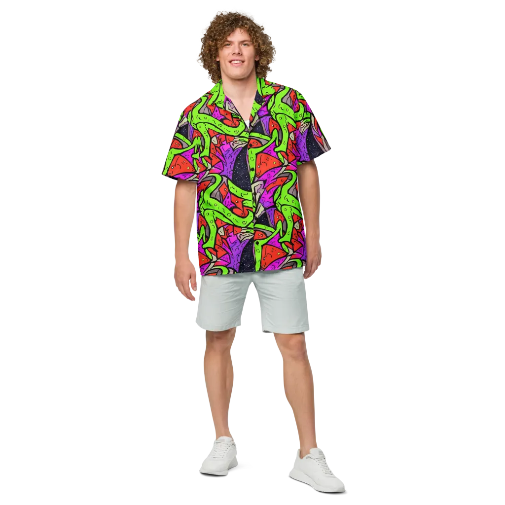 Luminous Depths on Button Shirt — Front