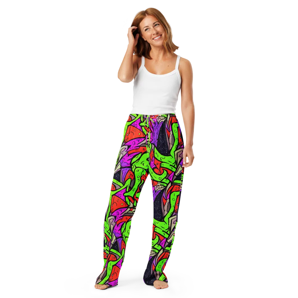 Luminous Depths on Women's Pajama Pants — Front