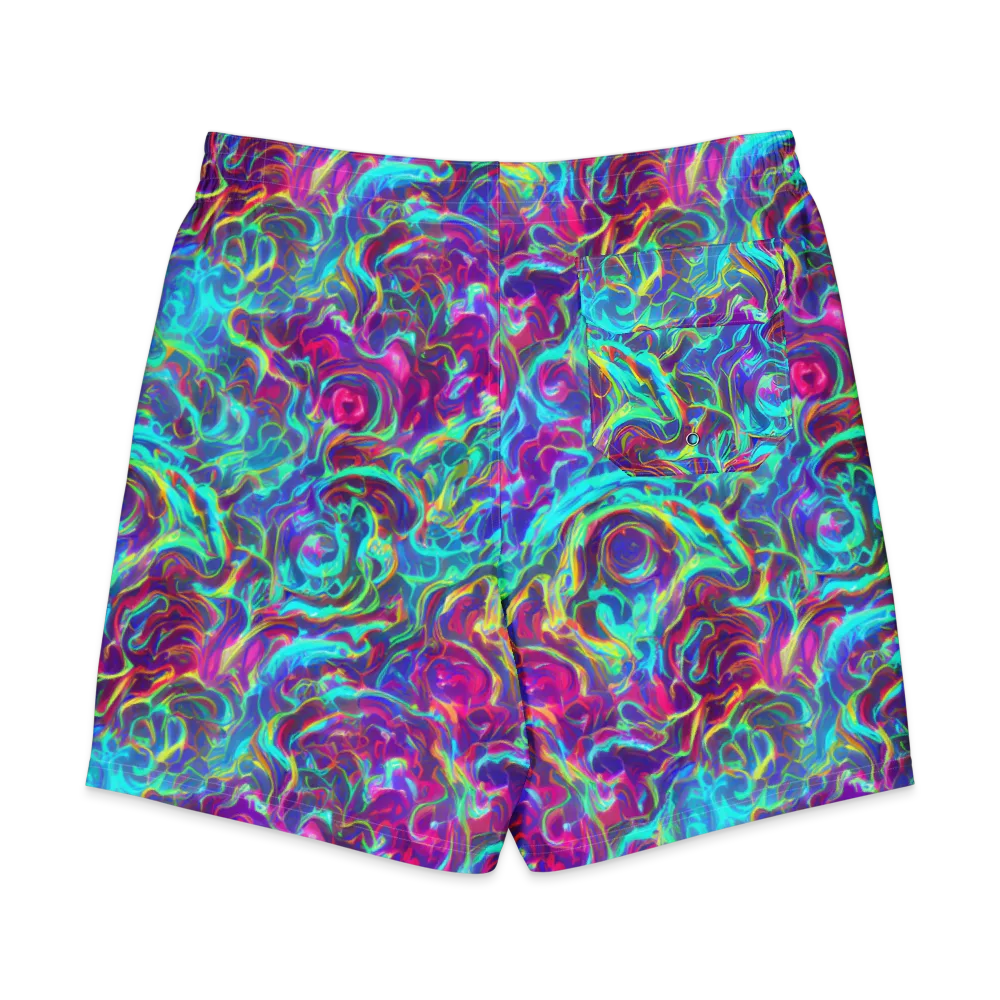 Surreal Riptide on Men's Board Shorts — Back