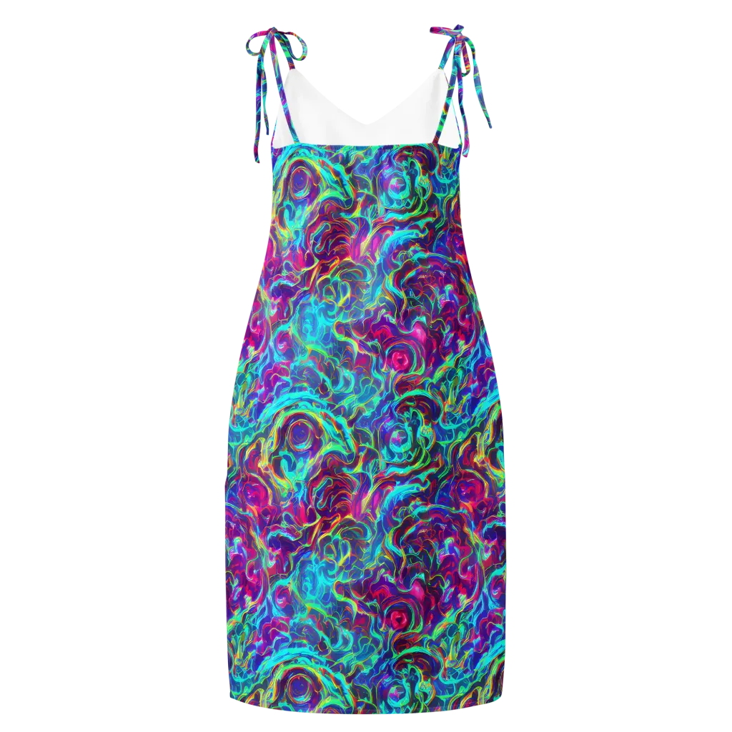Surreal Riptide on Slip Dress — Back