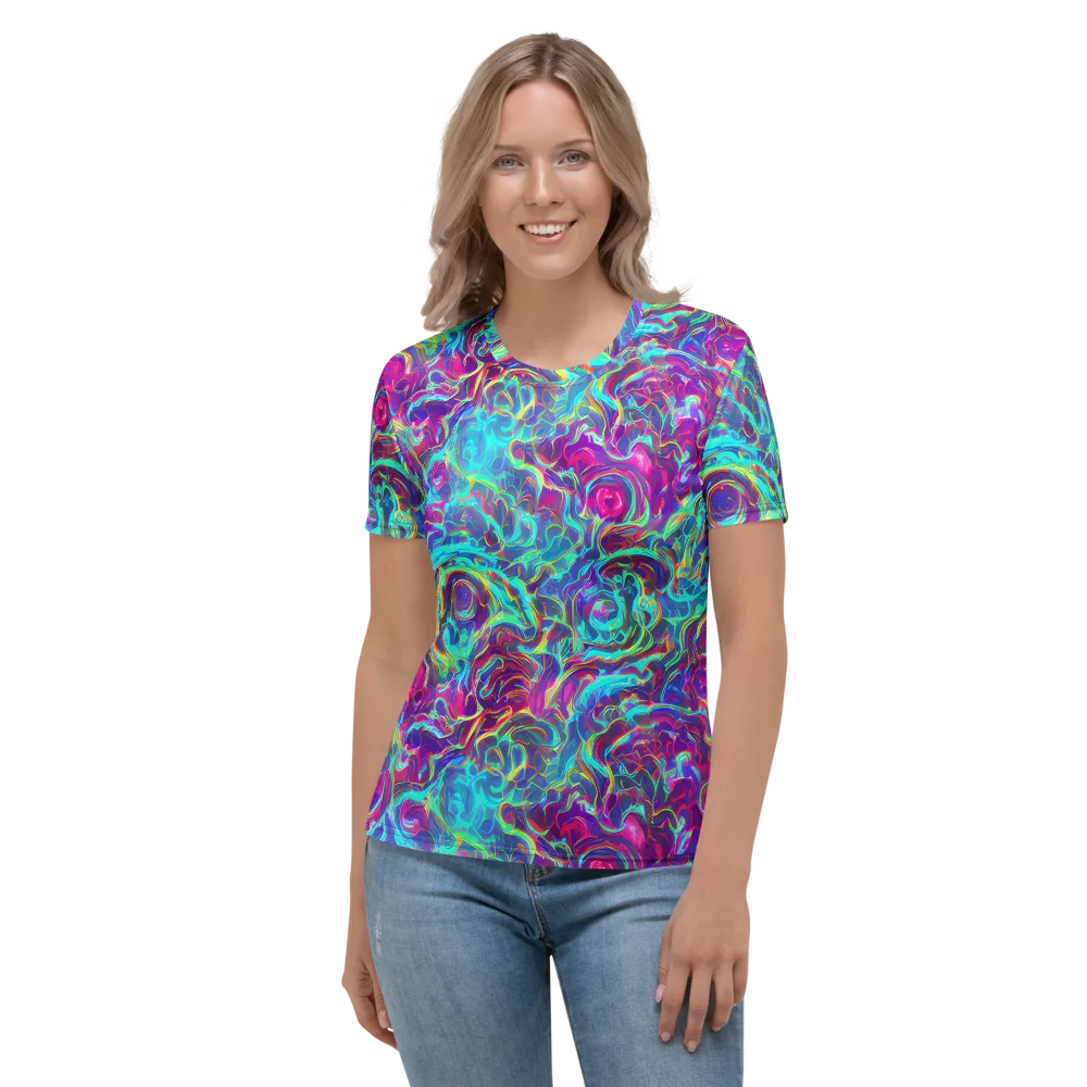 Surreal Riptide on Women's Crew Neck T-Shirt — Front