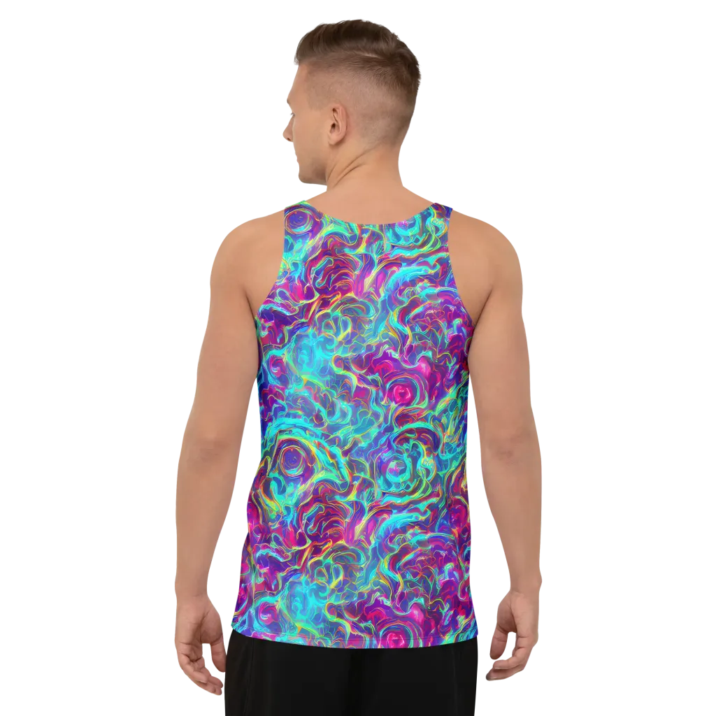 Surreal Riptide on Men's Tank Top — Back