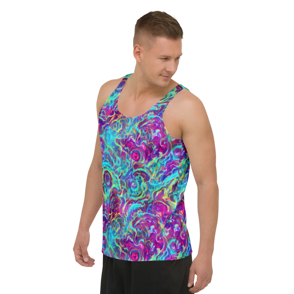 Surreal Riptide on Men's Tank Top — Left Front