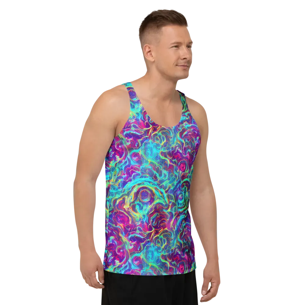Surreal Riptide on Men's Tank Top — Right Front