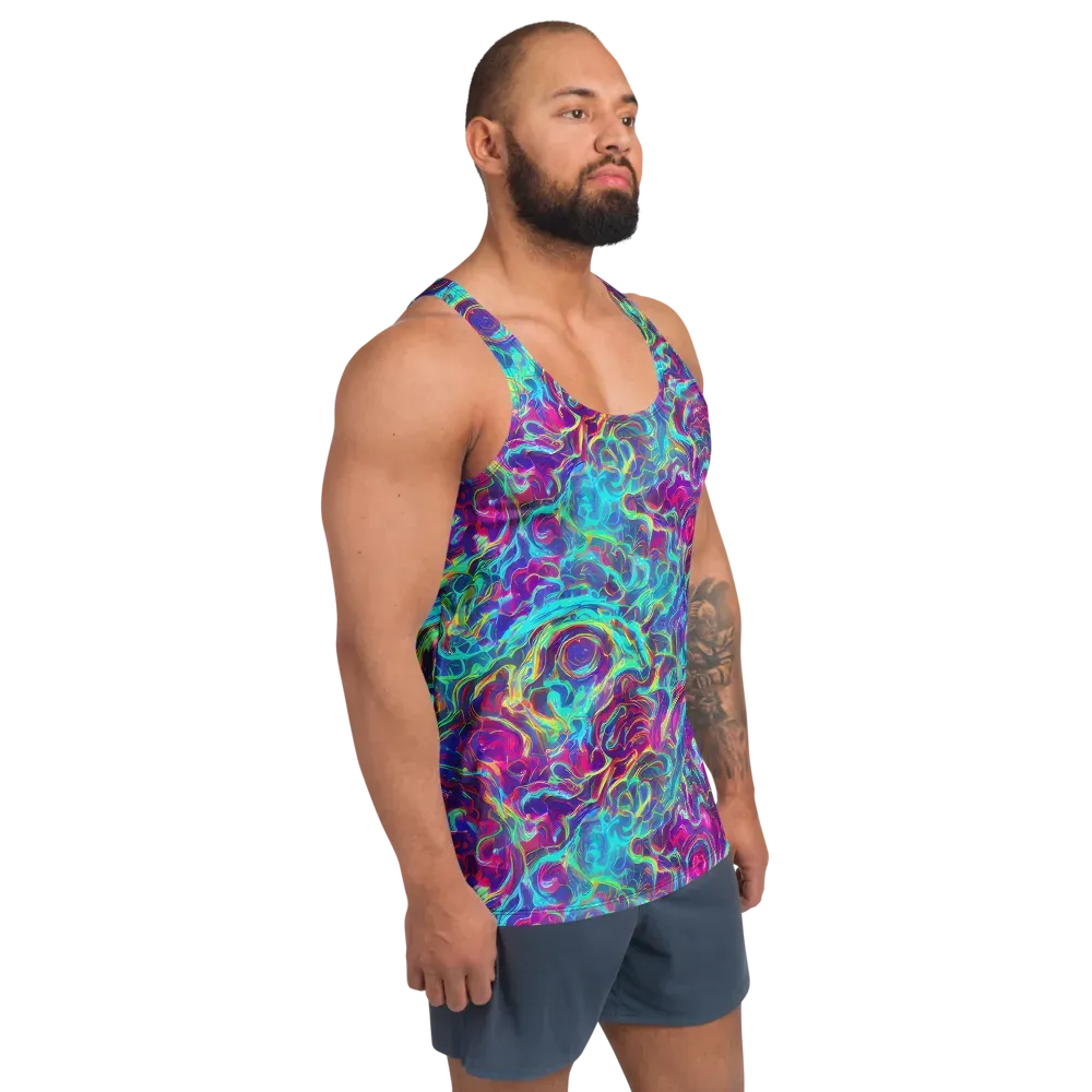 Surreal Riptide on Men's Tank Top — Right Front