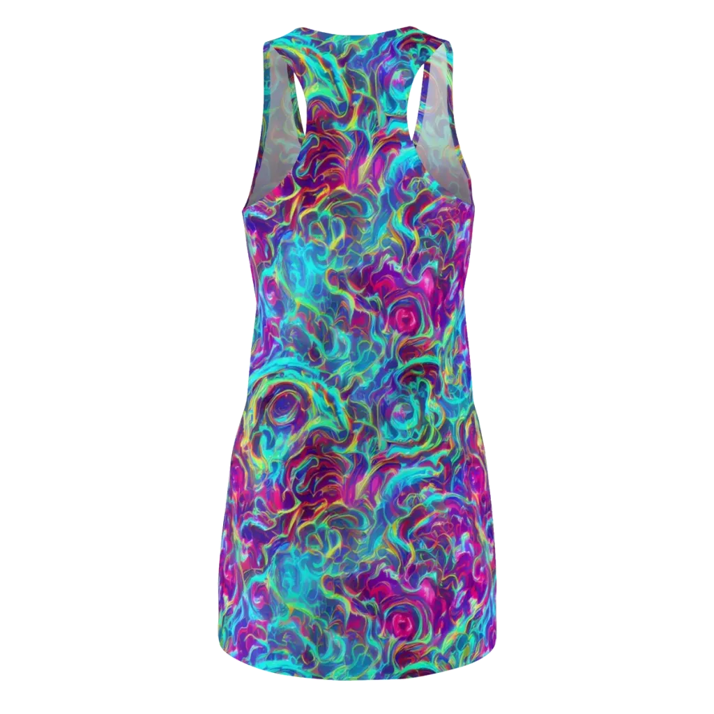 Surreal Riptide on Racerback Dress — Back