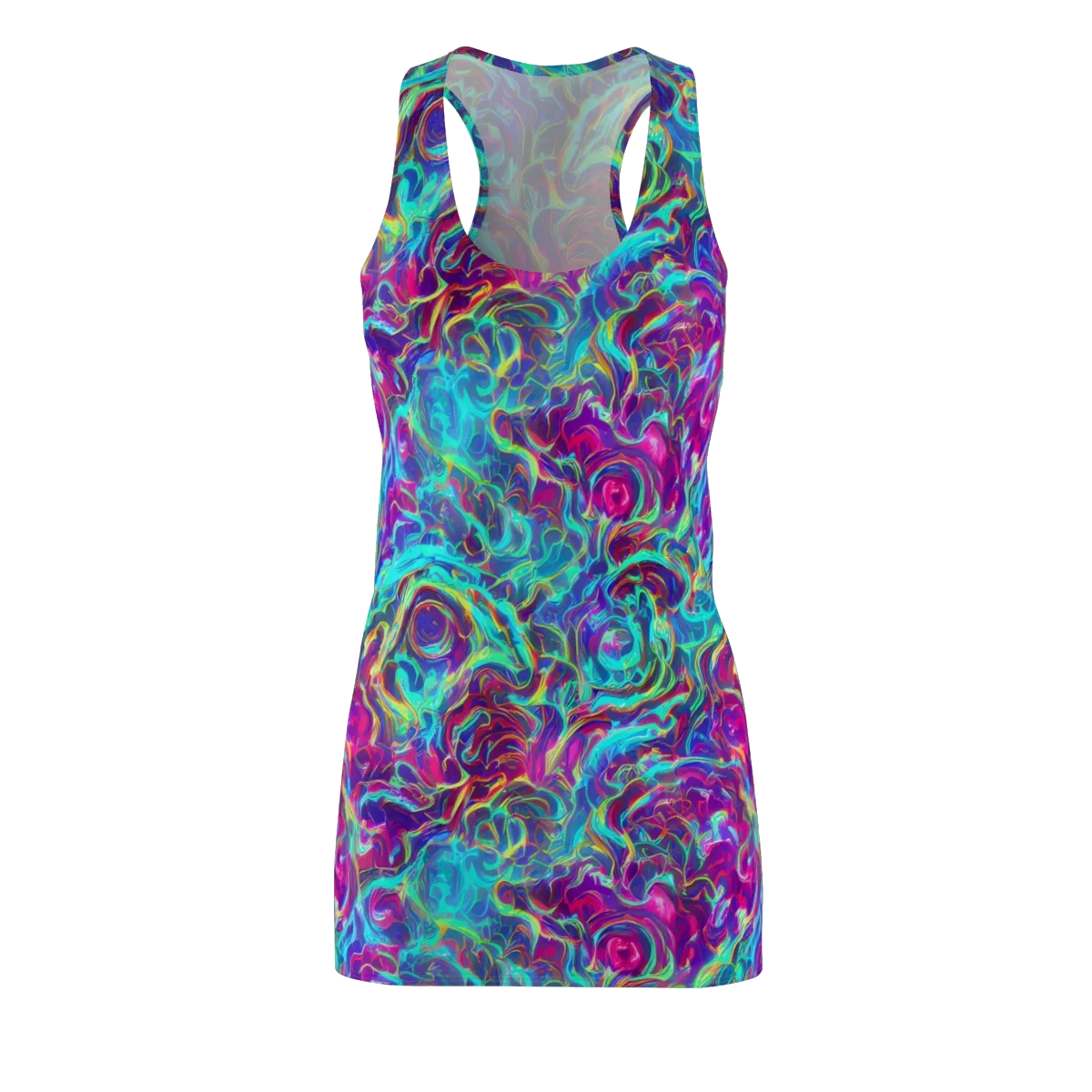 Surreal Riptide on Racerback Dress — Front