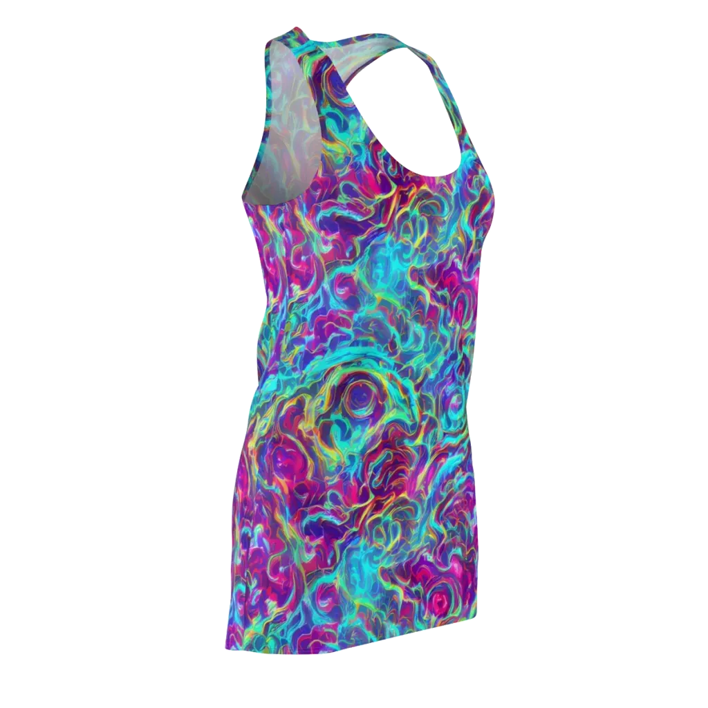 Surreal Riptide on Racerback Dress — Front Side