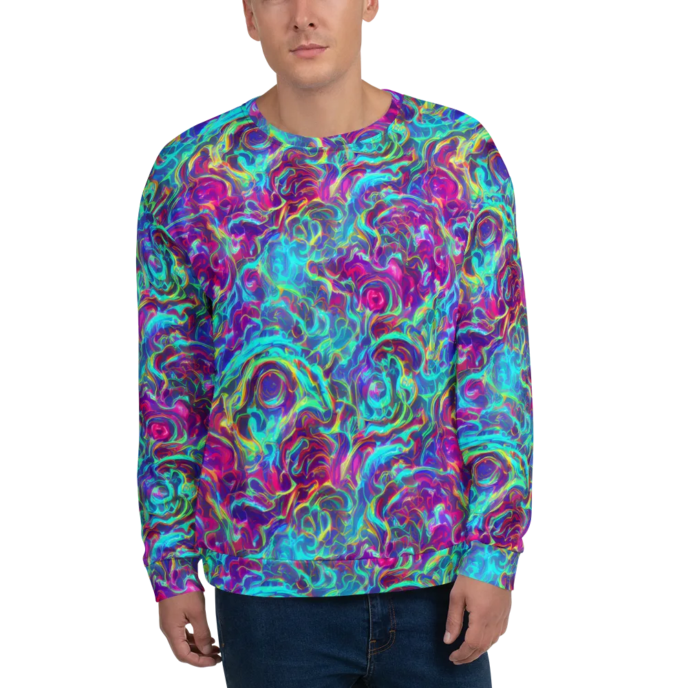 Surreal Riptide on Sweatshirt — Front