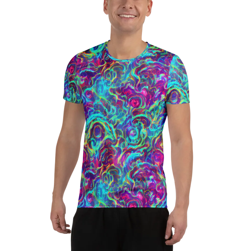 Surreal Riptide on Men's Athletic T-Shirt — Front