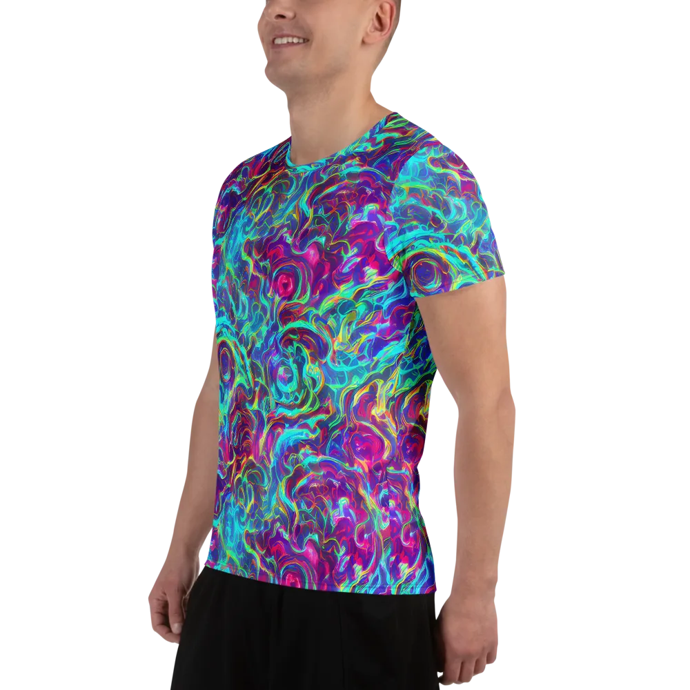 Surreal Riptide on Men's Athletic T-Shirt — Left