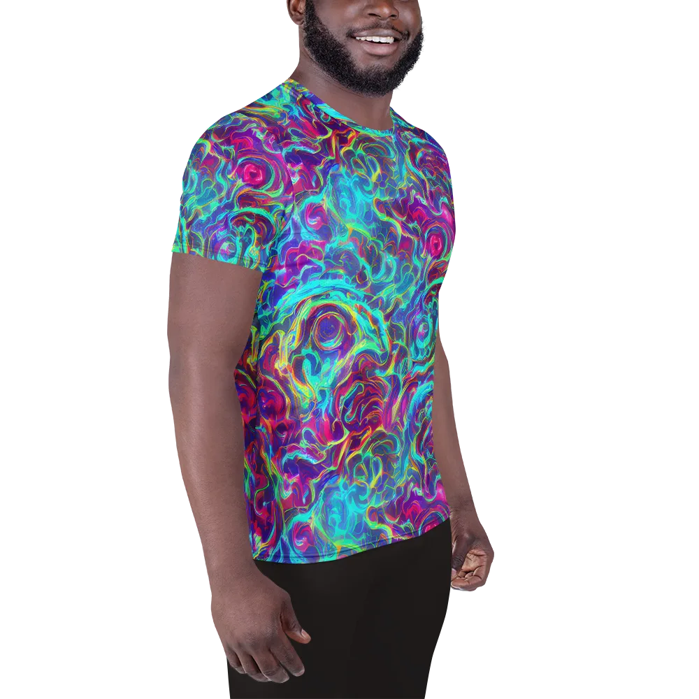 Surreal Riptide on Men's Athletic T-Shirt — Right