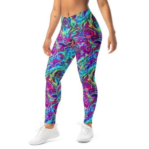Surreal Riptide on a Leggings