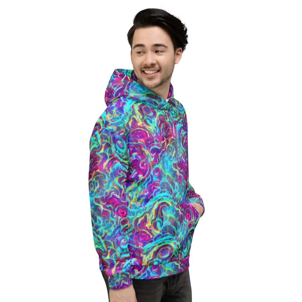 Surreal Riptide on Hoodie — Right