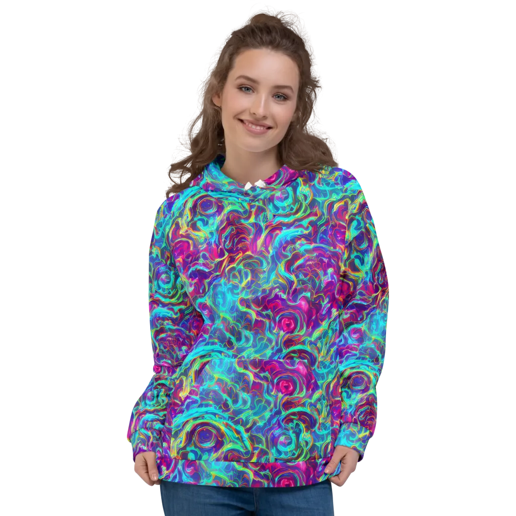 Surreal Riptide on Hoodie — Front