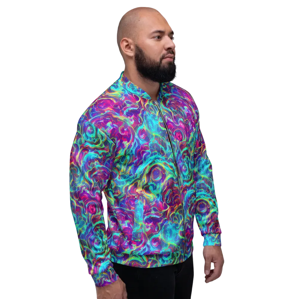 Surreal Riptide on Bomber Jacket — Right