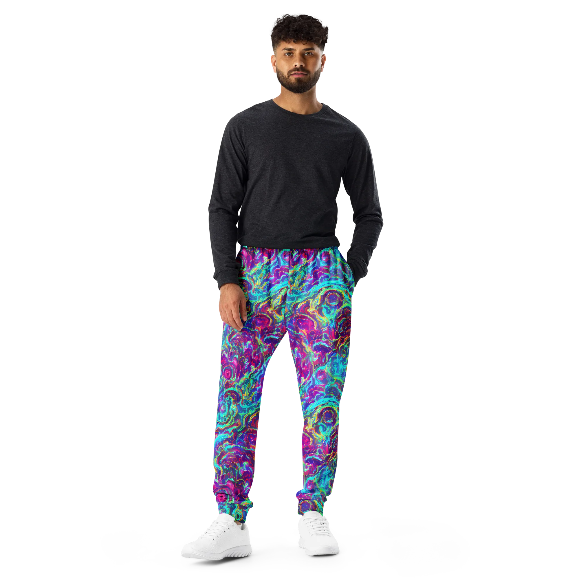 Surreal Riptide on Men's Joggers — Front