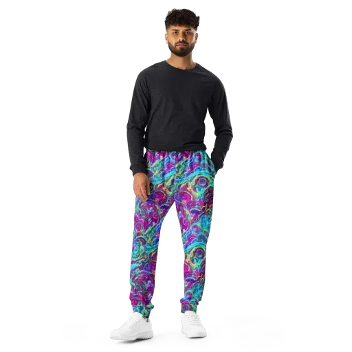 Surreal Riptide on a Men's Joggers