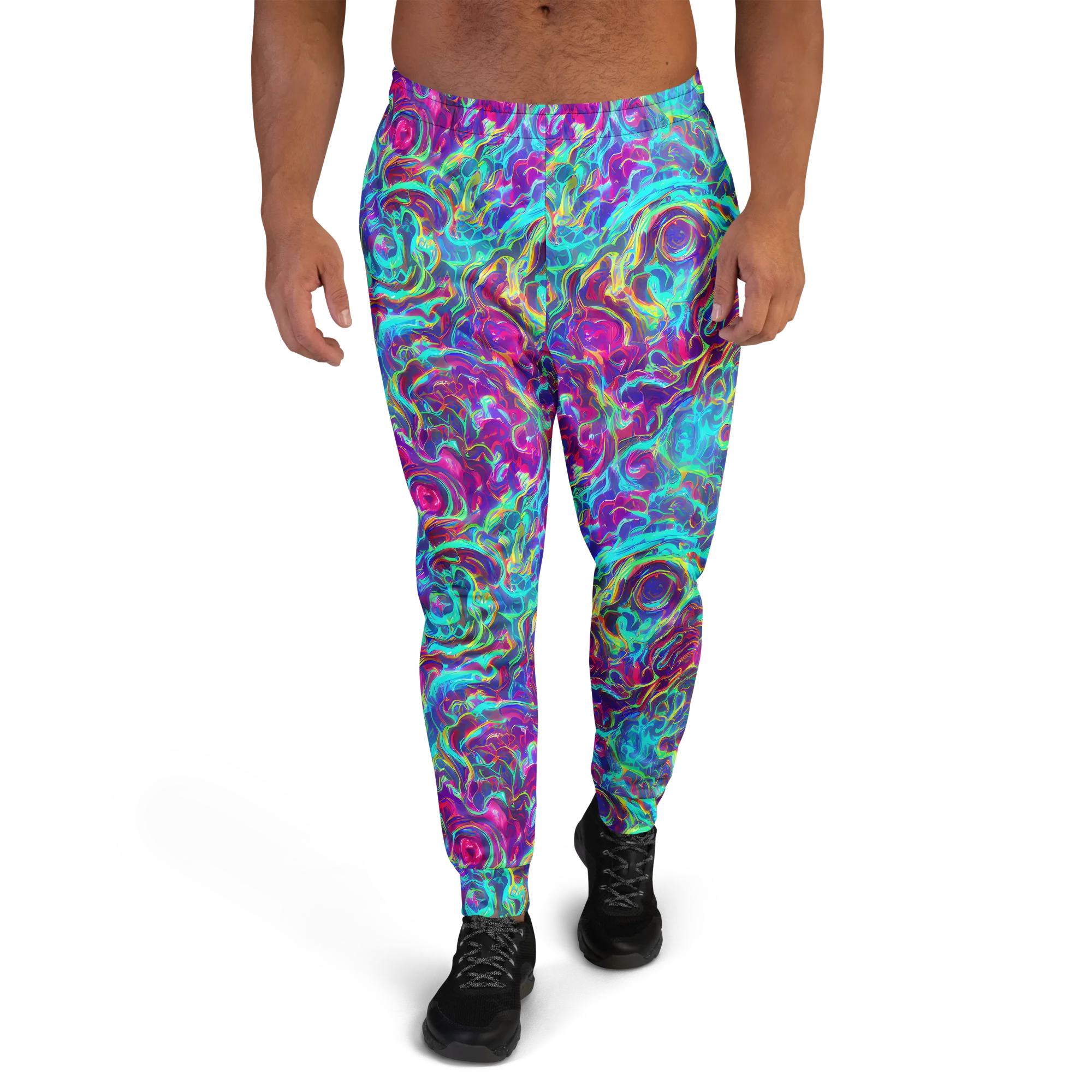Surreal Riptide on Men's Joggers — Front