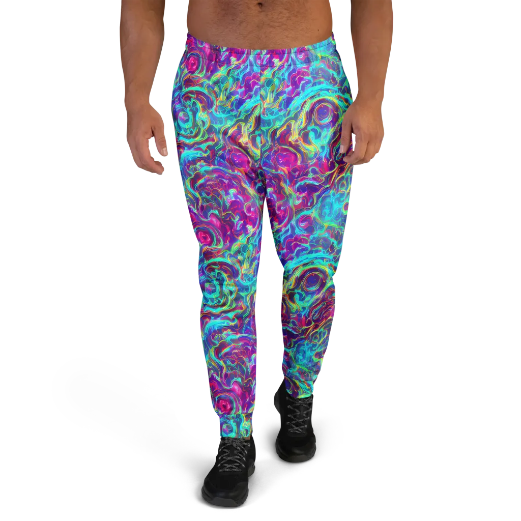 Surreal Riptide on Men's Joggers — Front