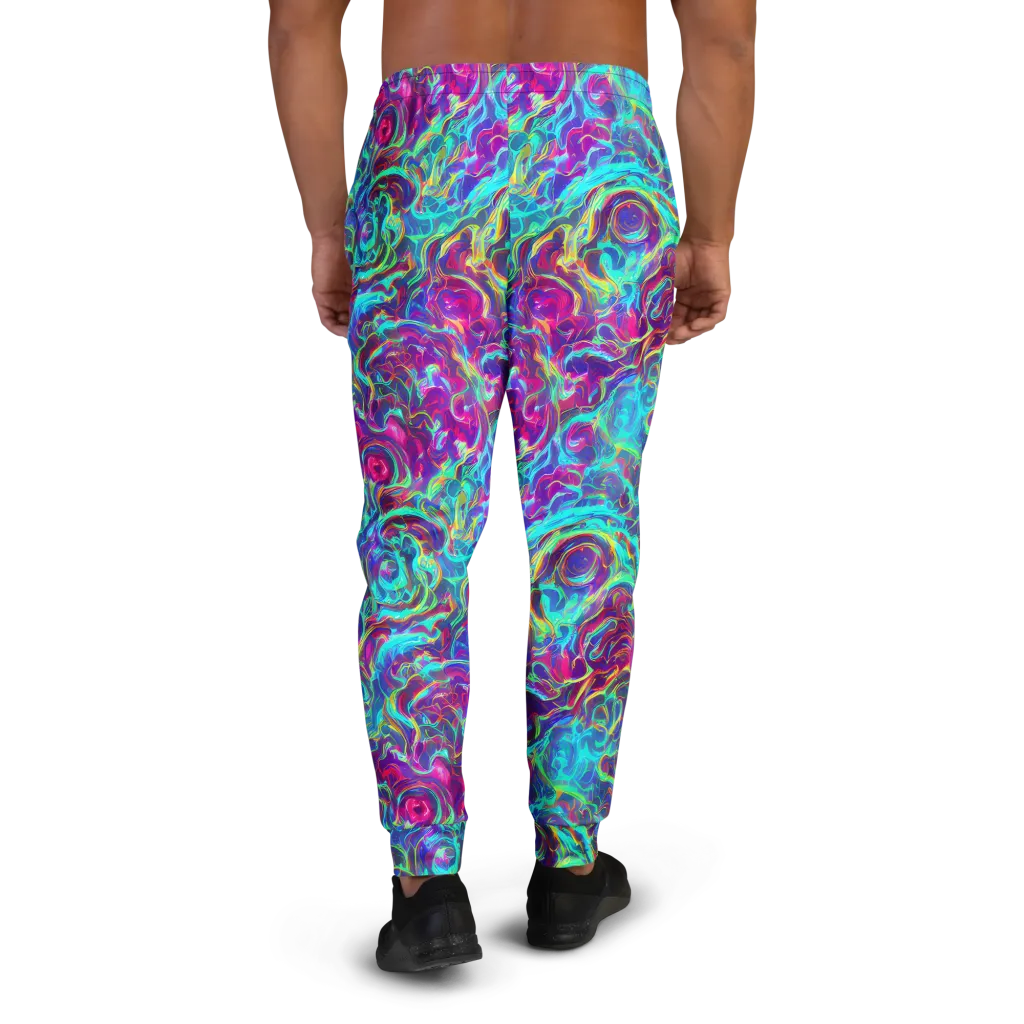 Surreal Riptide on Men's Joggers — Back