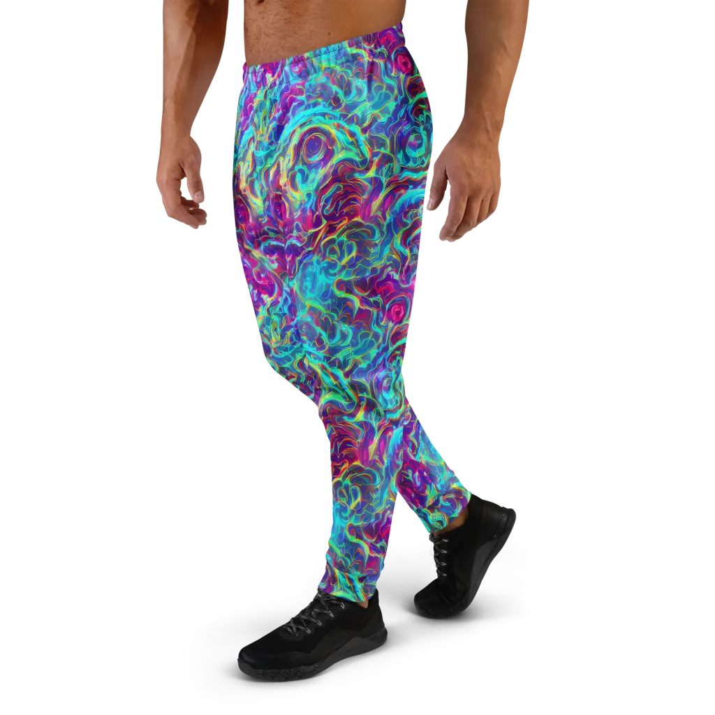 Surreal Riptide on Men's Joggers — Left