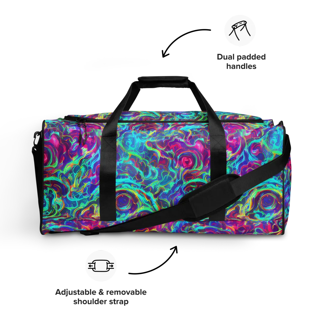 Surreal Riptide on Duffle Bag — Front