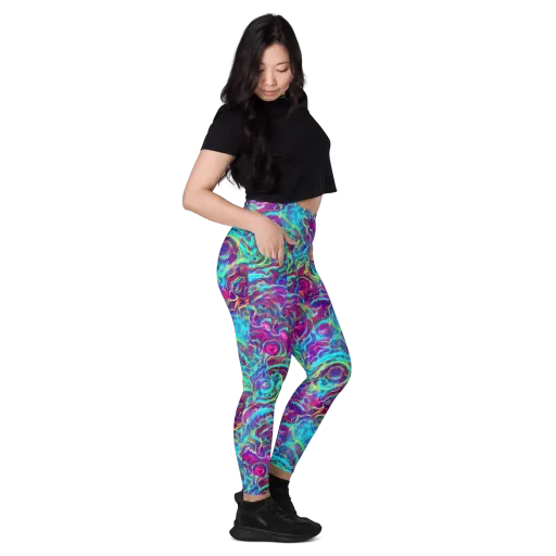 Surreal Riptide on a Leggings with Pockets