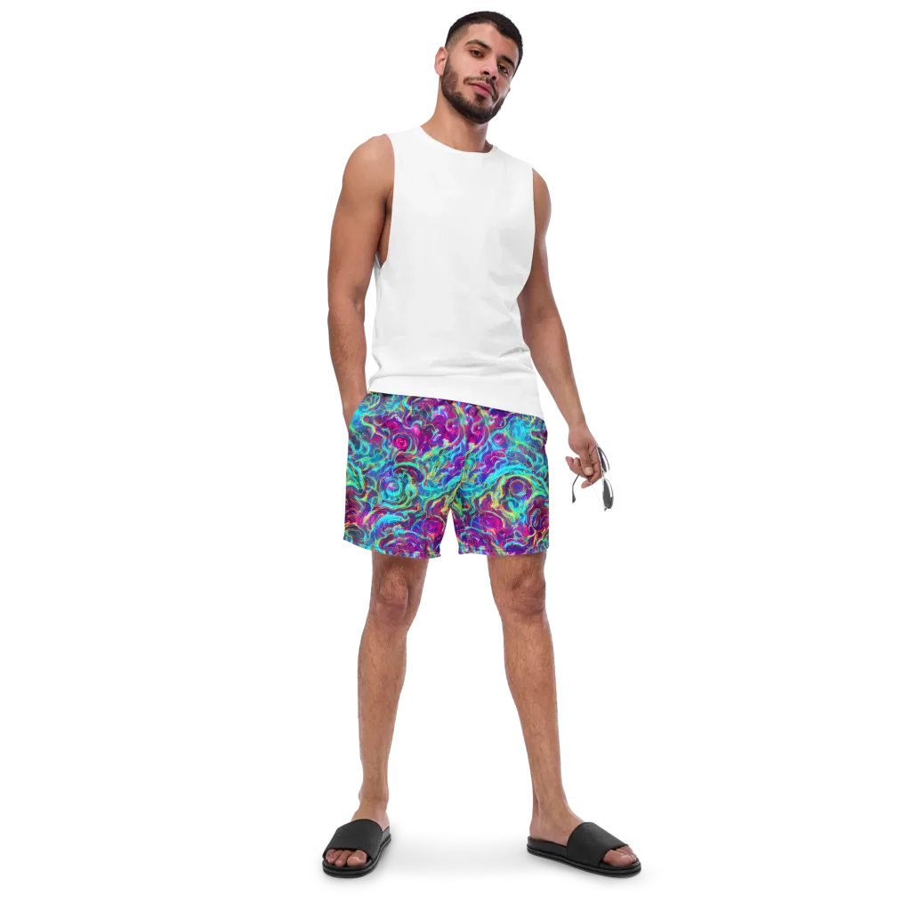 Surreal Riptide on Swim Trunks — Front
