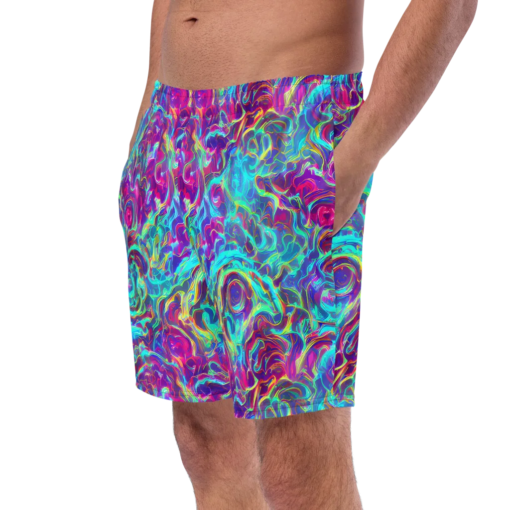 Surreal Riptide on Swim Trunks — Left Front
