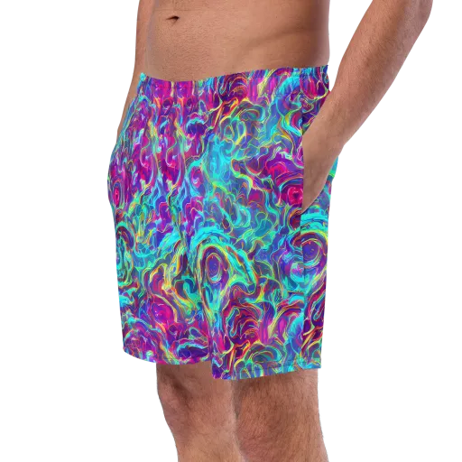 Surreal Riptide on a Swim Trunks