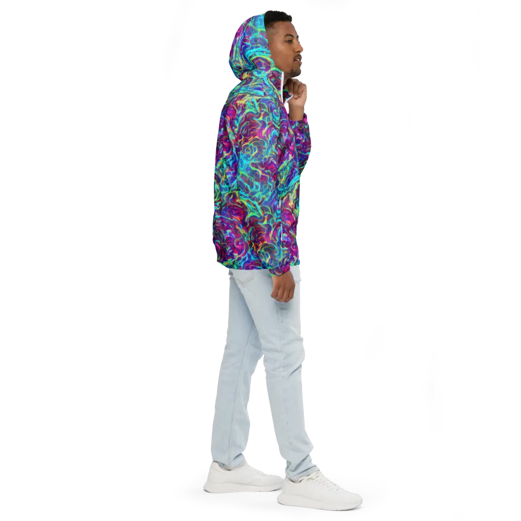 Surreal Riptide on Men's Windbreaker — Right