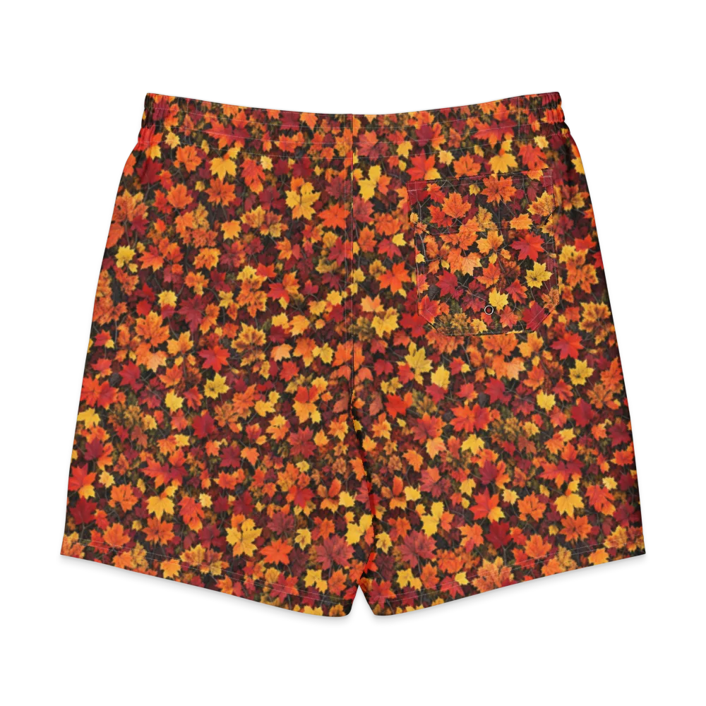 Autumn Canopy on Men's Board Shorts — Back