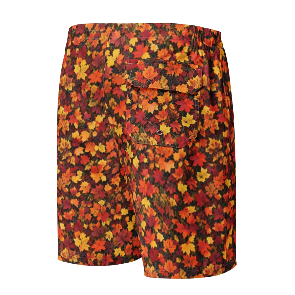 Autumn Canopy on Men's Board Shorts — Back