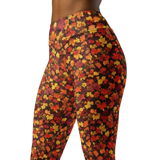 Autumn Canopy on a Yoga Leggings