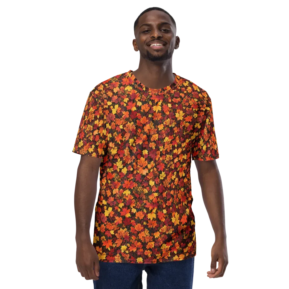 Autumn Canopy on Men's Crew Neck T-Shirt — Front