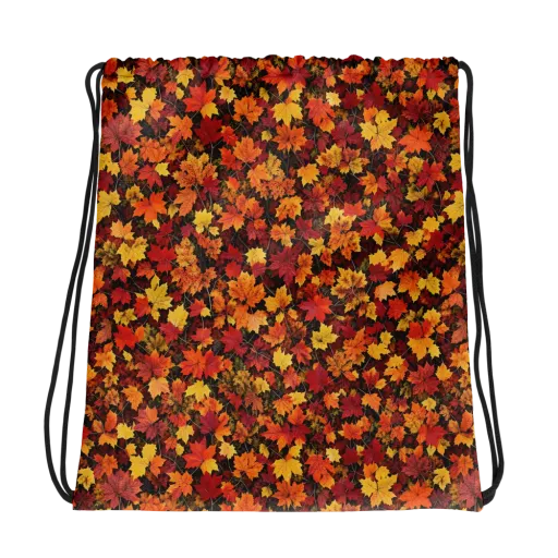 Autumn Canopy on a Drawstring Bag