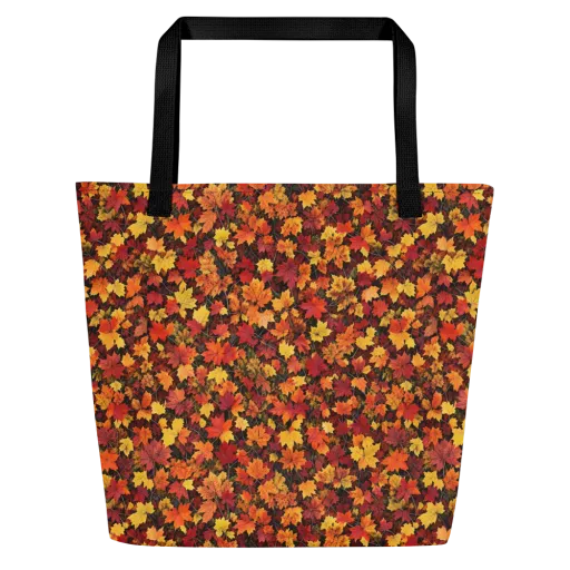 Autumn Canopy on a Large Tote Bag W/ Pocket