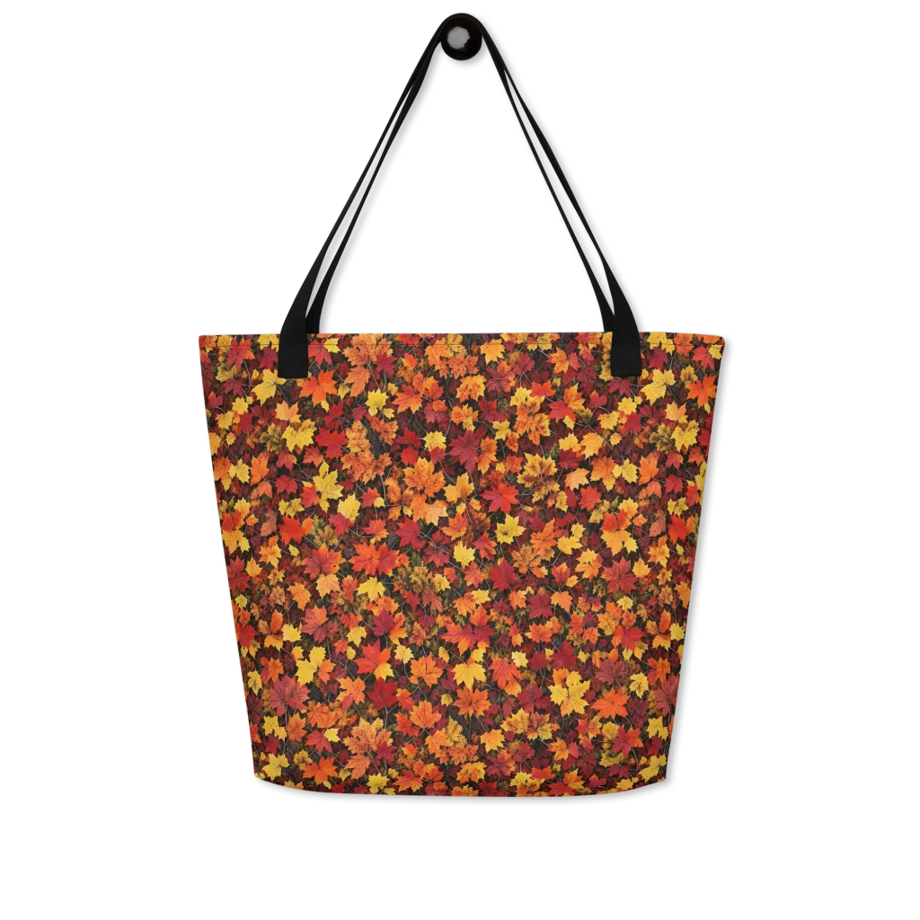 Autumn Canopy on Large Tote Bag W/ Pocket — Front