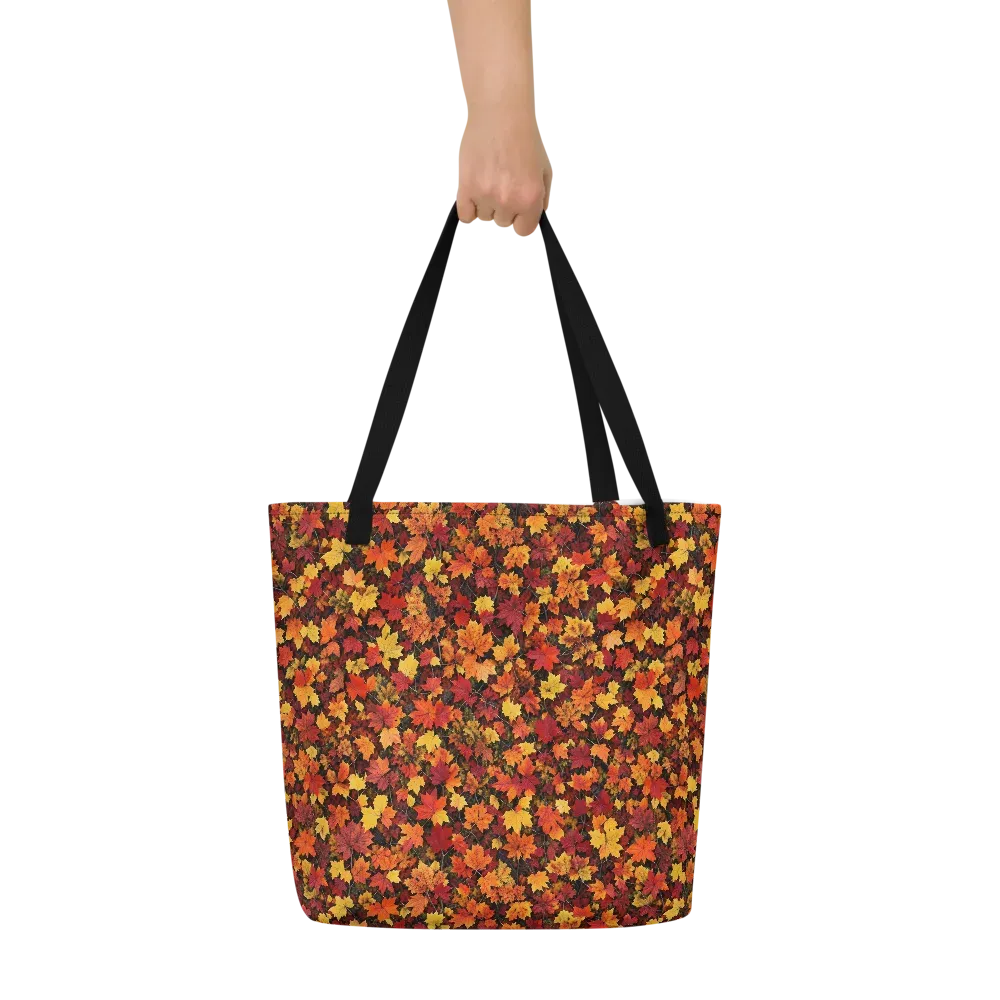 Autumn Canopy on Large Tote Bag W/ Pocket — Front
