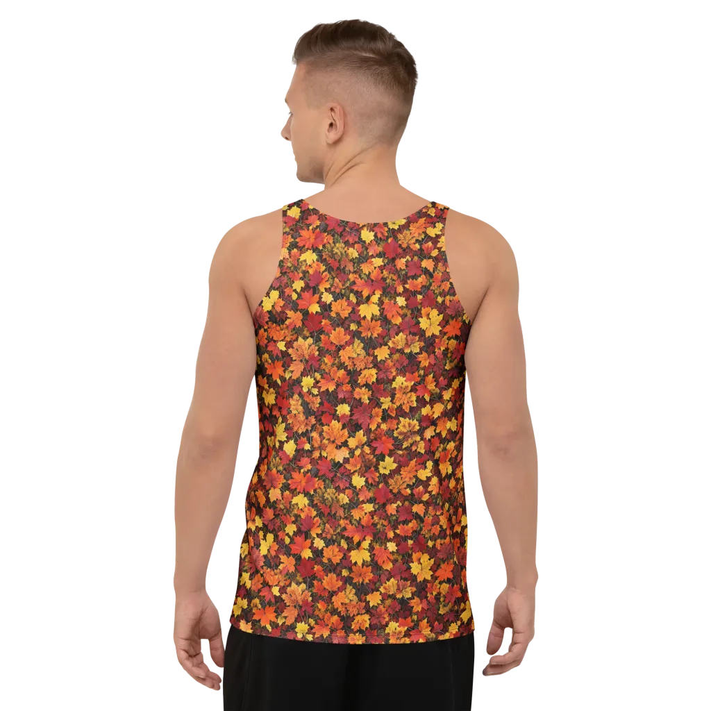 Autumn Canopy on Men's Tank Top — Back