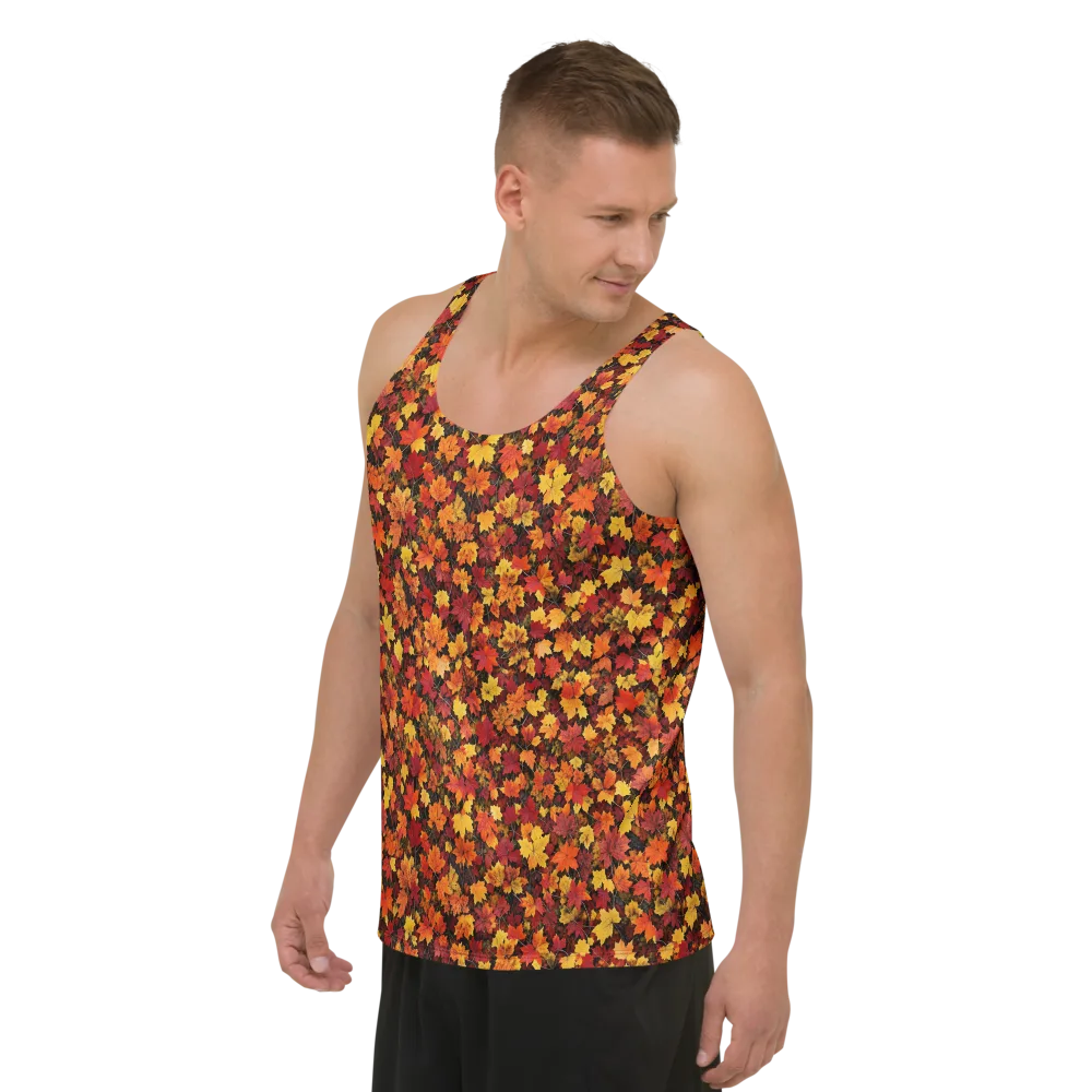 Autumn Canopy on Men's Tank Top — Left Front
