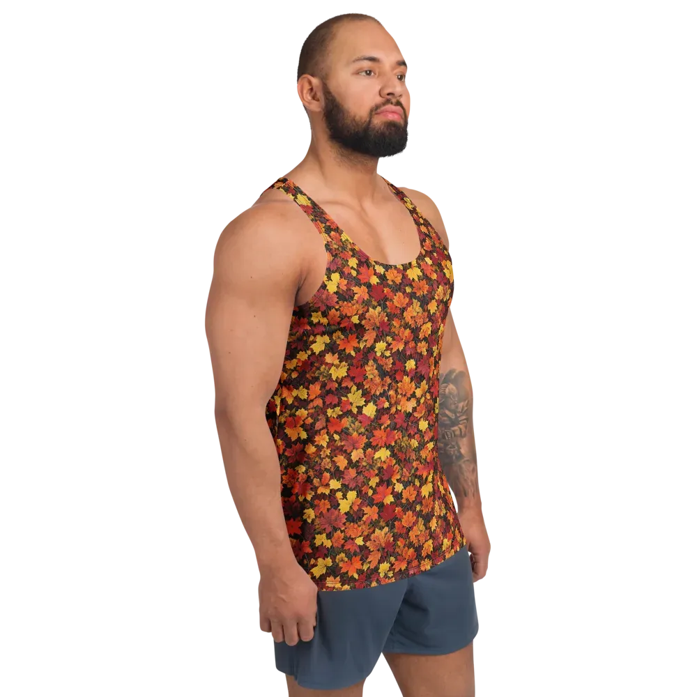 Autumn Canopy on Men's Tank Top — Right Front