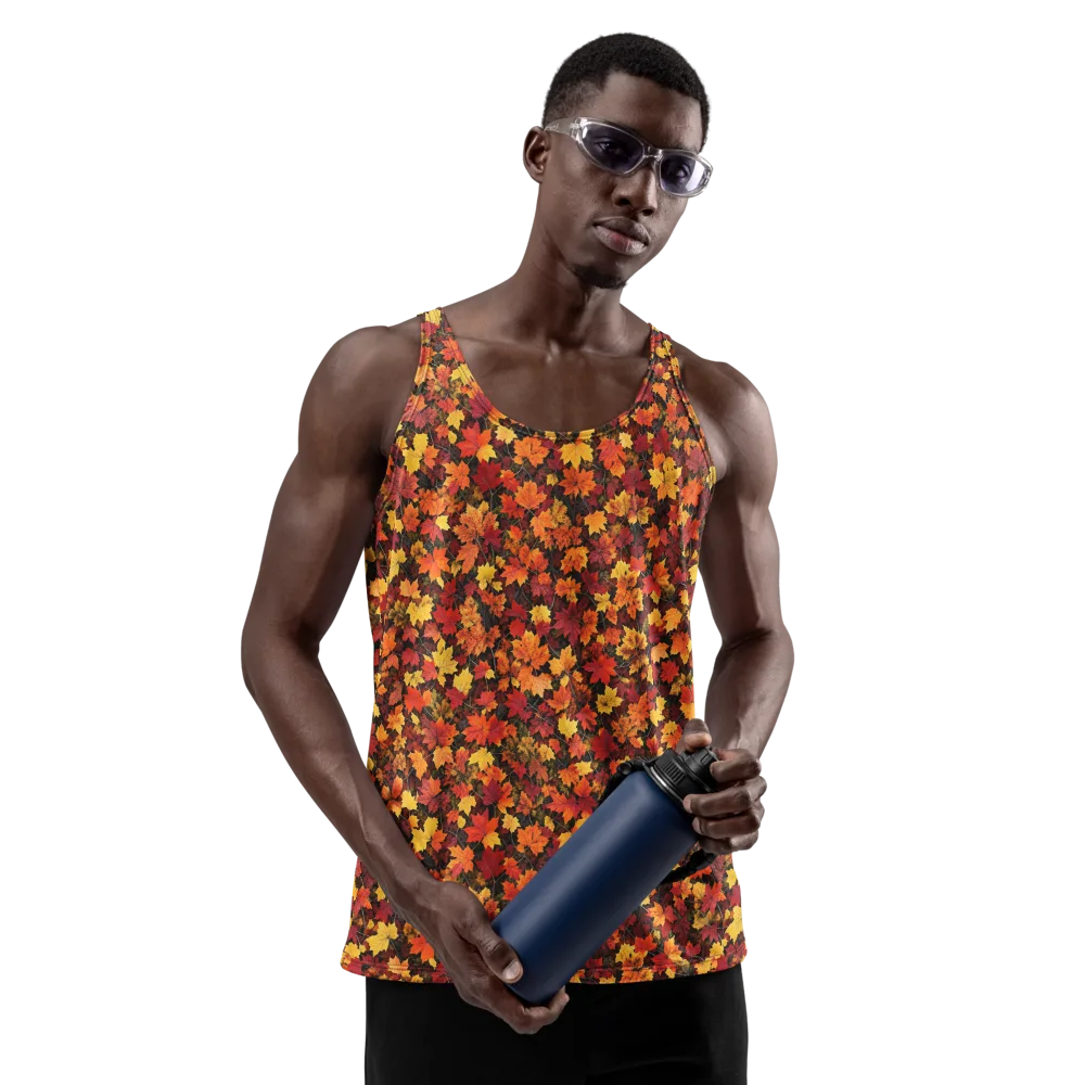 Autumn Canopy on Men's Tank Top — Front