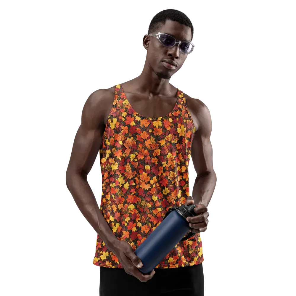 Autumn Canopy on Men's Tank Top — Front