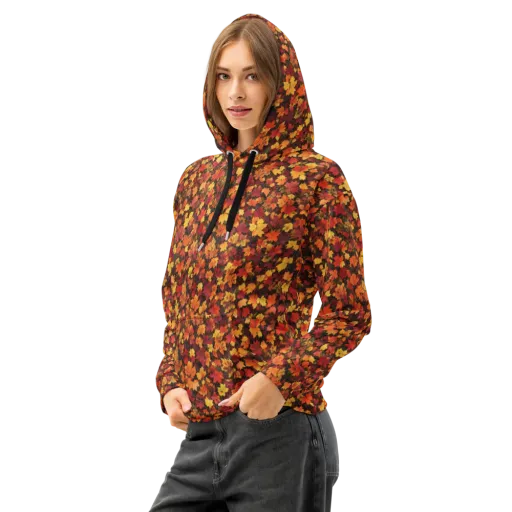 Autumn Canopy on a Cotton Hoodie