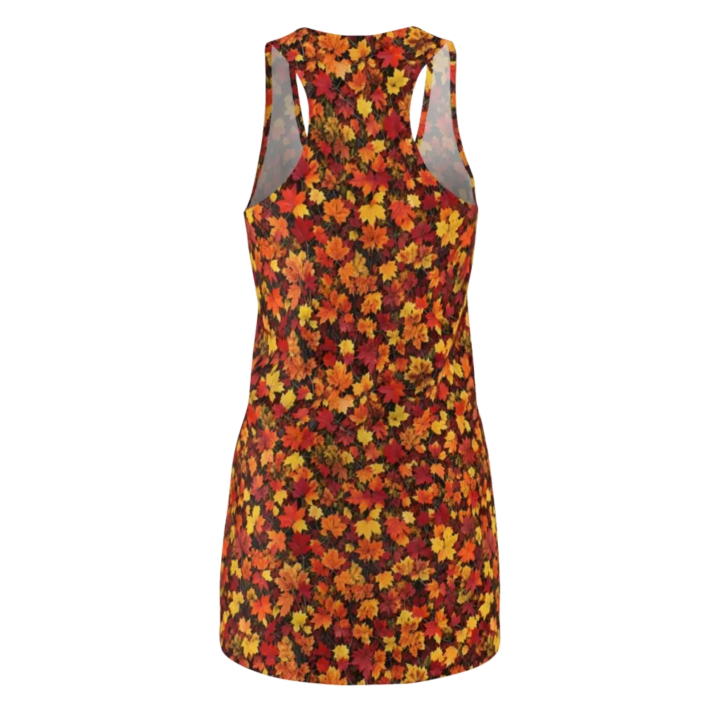 Autumn Canopy on Racerback Dress — Back